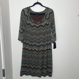 NWT AGB Multi-Color Dress